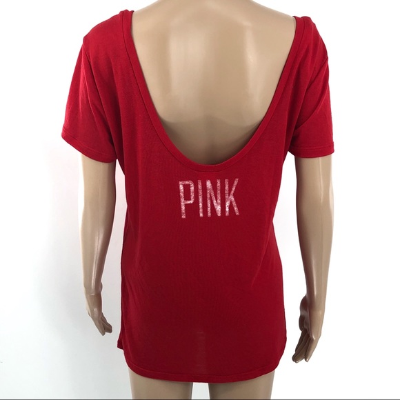 PINK Victoria's Secret Tops - PINK VS Cardinals Baseball Scoop Back T-Shirt